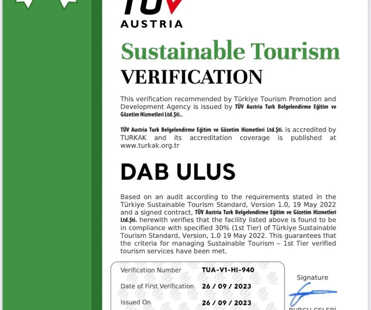 Dab Hotel Ulus Ankara 3*,